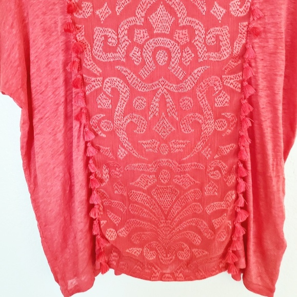 J Crew Linen Embroidered Top - Picture 3 of 7